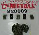 O-Metall cavalier Typ A, RAL 6003 avec joint / Paquet: 920009